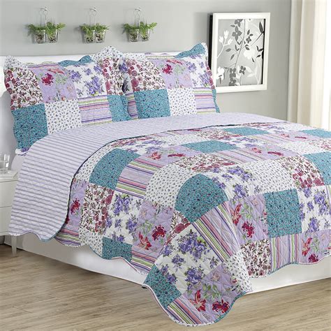 Coordinates with Mainstays Mink Medallion Shams (sold separately) King Quilt 104 inches x 90 inches. . Walmart quilts king
